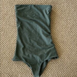 Mikoh Green Strapless Swimsuit